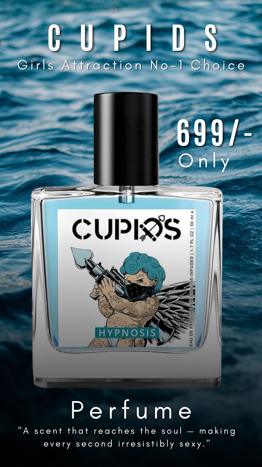 CUPID FRAGRANCE ORIGINAL Cologne for Men , Long Lasting Fragrances 50ML
